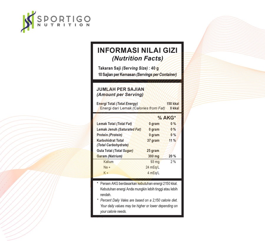 Endurego Sport Isotonic Drink Description 2